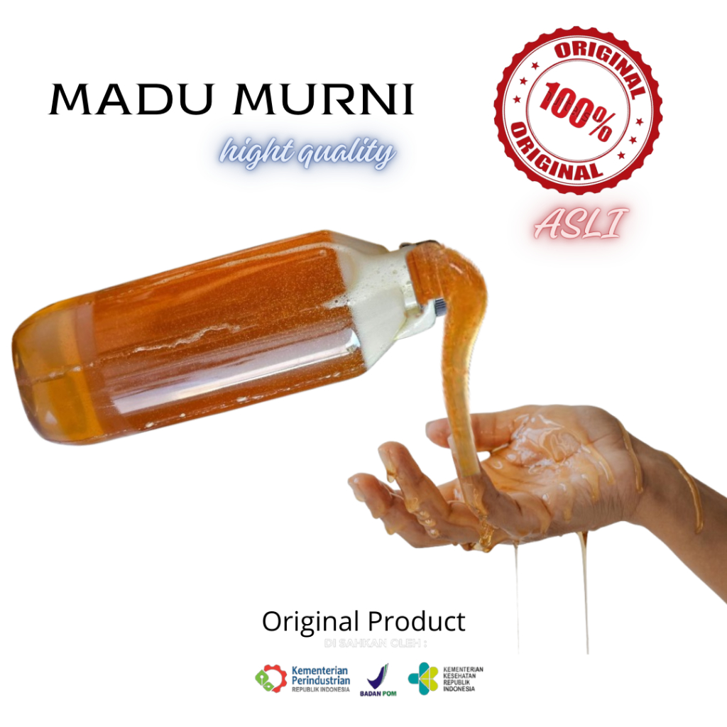 

MADU ASLI MURNI ORIGINAL ALAMI HUTAN LIAR MULTIFLORA SUPER TANPA CAMPURAN DAYA TAHAN TUBUG KESEHATAN