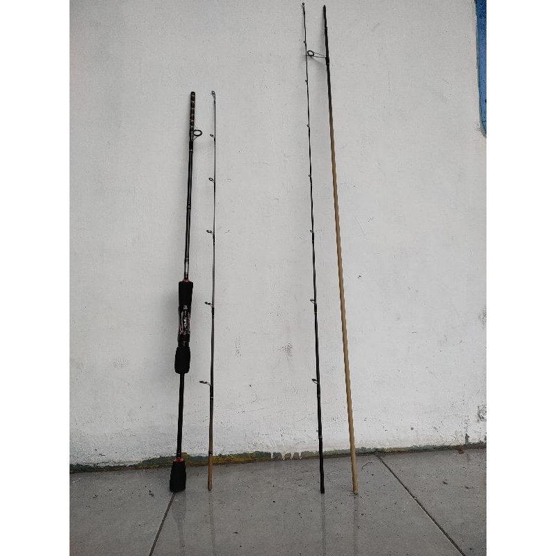 Joran Sambung atas UL P90cm 3-8lib bahan sutet asli