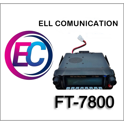 RIG DUALBAND WEIRCOM FT7800 VHF UHF 50 WATT ORIGINAL RIG WEIRCOM FT 7800 DUALBAND MURAH