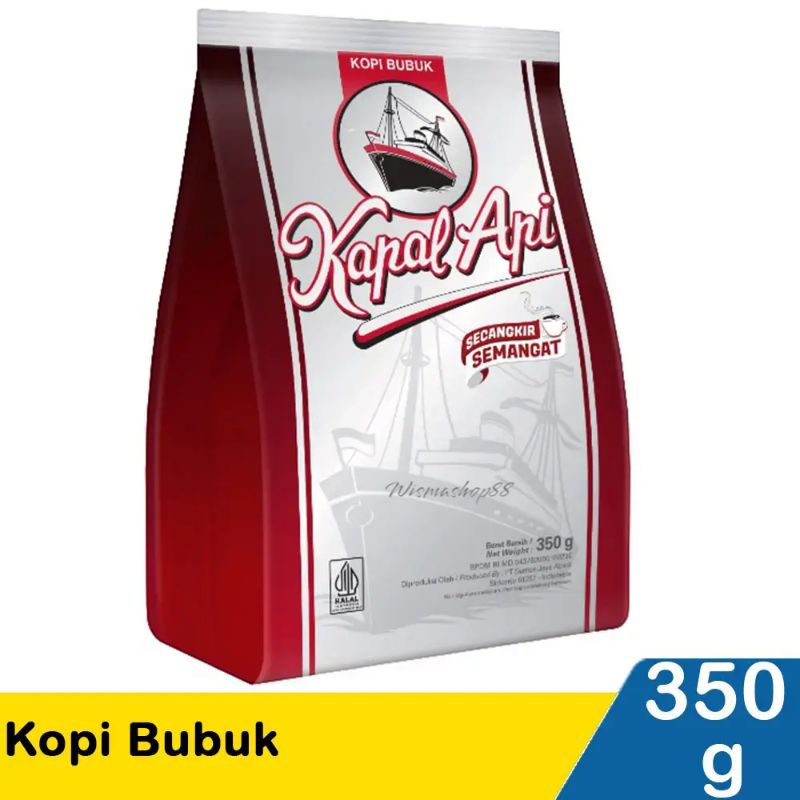 

KOPI BUBUK KAPAL API KEMASAN 350 GRAM/380 GRAM