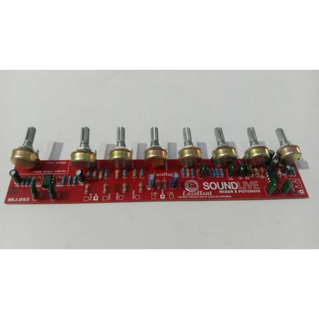 KIT MIXER YAMAHA 8 POTENSIO AUDIO MIXING TYPE SKJ.055 #35