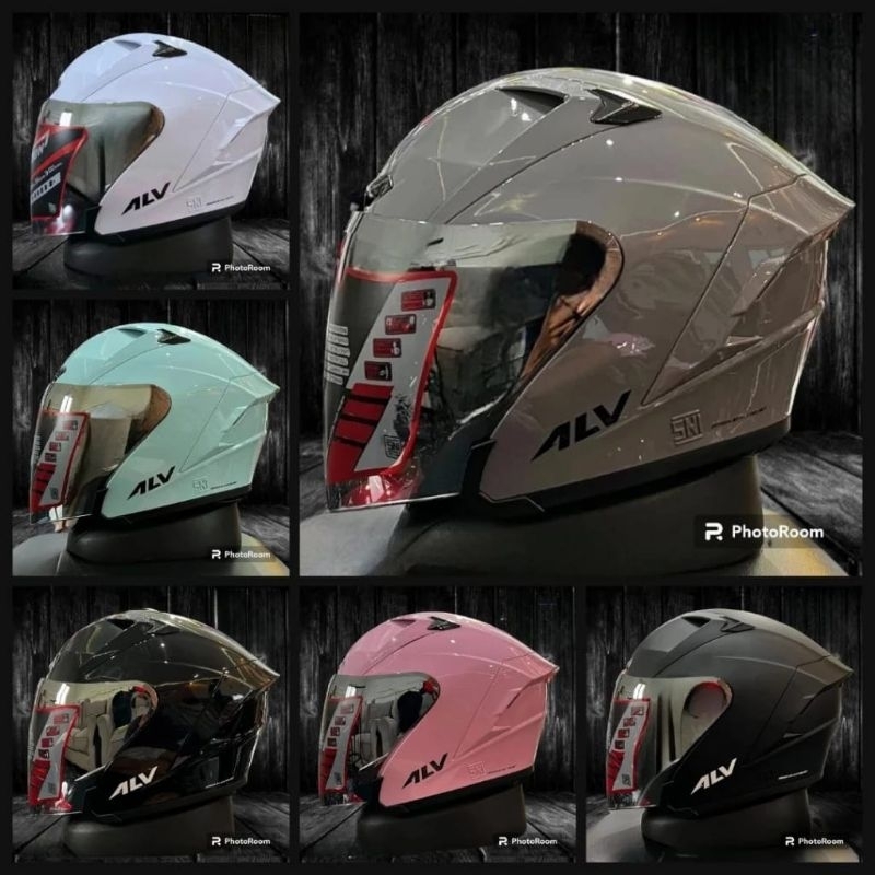 HELM ALV ULTRON 100℅ ORIGINAL ALV Ultron PAKET GANTENG, Helm HALF FICE, TERBARU TERMURAH SIZE M L XL