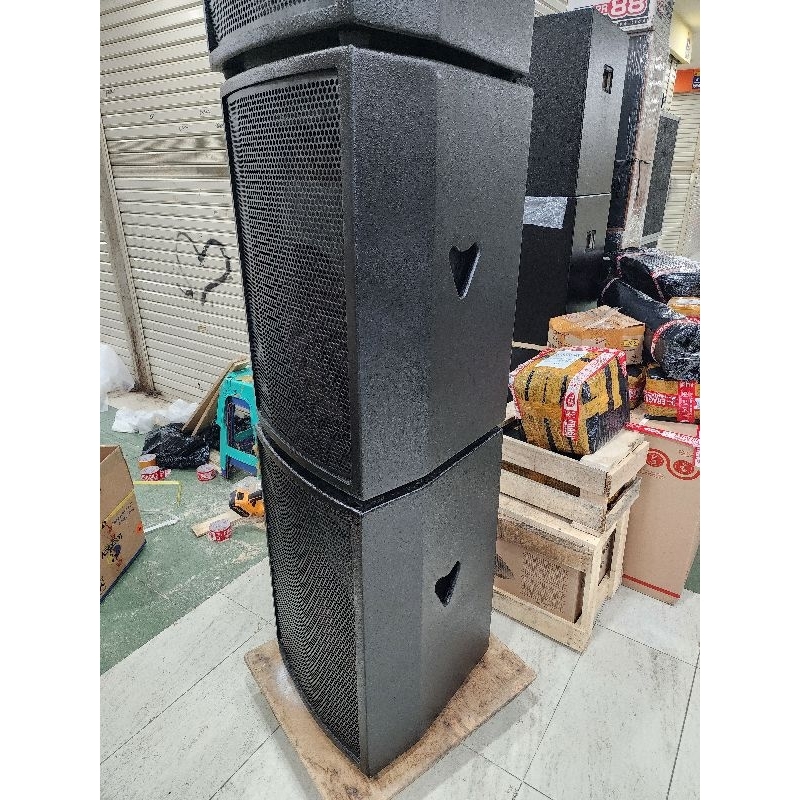 ( JUAL 2 BUAH) box kayu monitor voice 15 inch 2 way