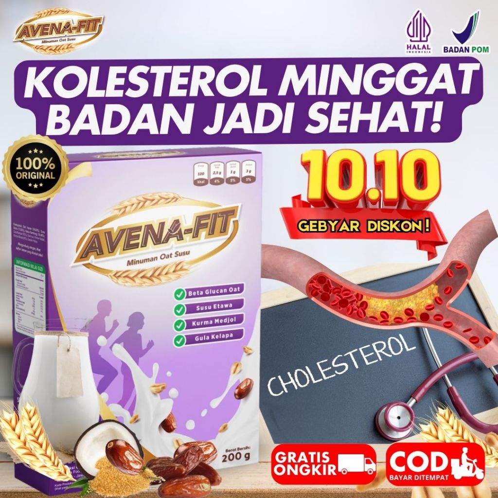 

Avenafit - Avena Fit Sarapan Sehat Susu Diet Terbaik Mengontrol Kolesterol & Kesehatan Jantung C