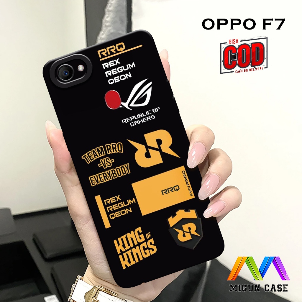 Migun Case OPPO F7 - Motif Gaming - Casing OPPO F7- Softcase Hp OPPO F7 - Case Lucu - Case Murah - K