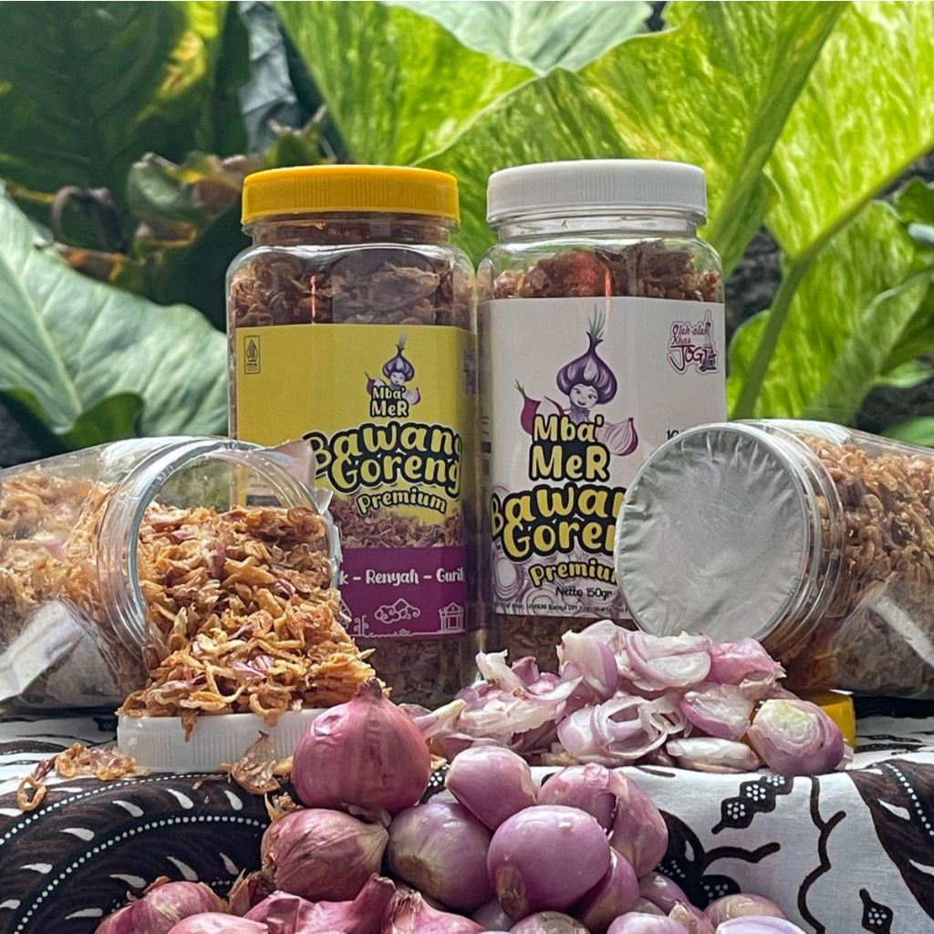 

[PAKET HEMAT 2 BOTOL ] BAWANG GORENG ORI dan SNACK Mba' Mer - Tanpa MSG, Pengawet, Gurih dan Renyah
