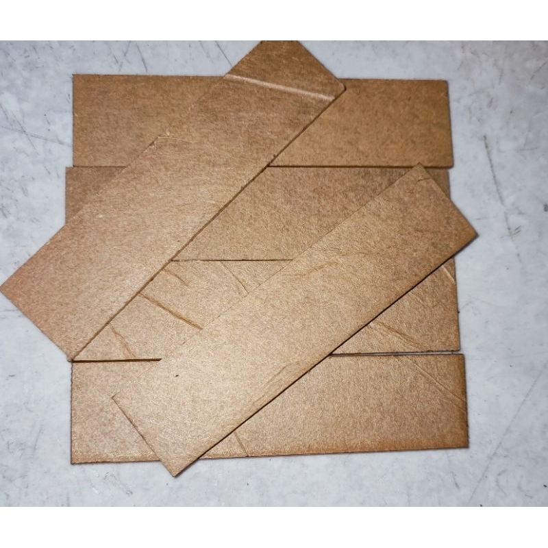 

Bahan Nametag Akrilik ukuran 8x2cm, Tebal 1,5mm