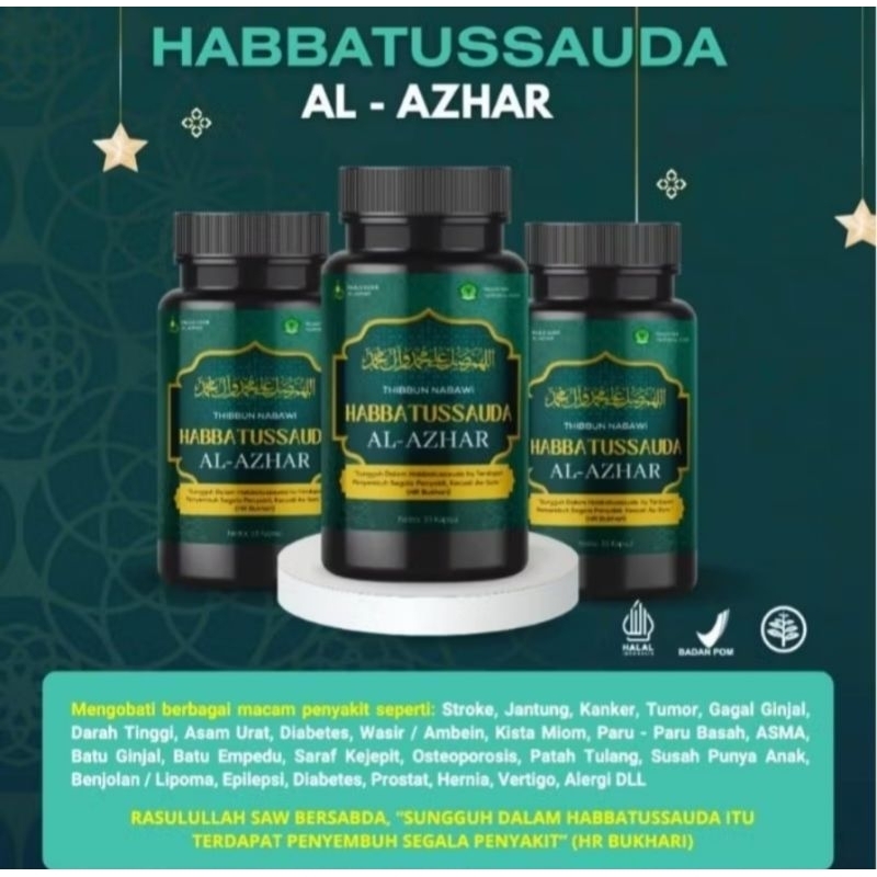 Habbatussauda Al Azhar Habasyi Original Obat Herbal