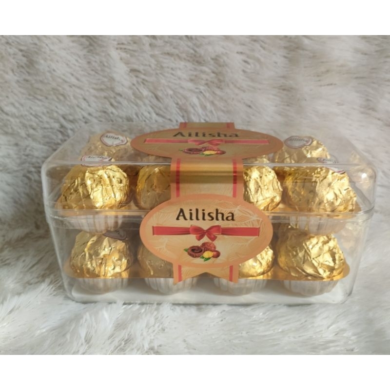 

Ailisha Chocolate Peanut Wafer Ball/Coklat Susu dengan Kacang dan Wafer 200 gr