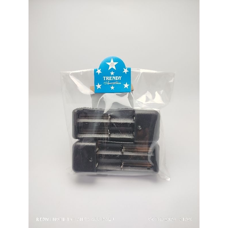 CHARGER CAS BATERAI 18650 2 SLOT