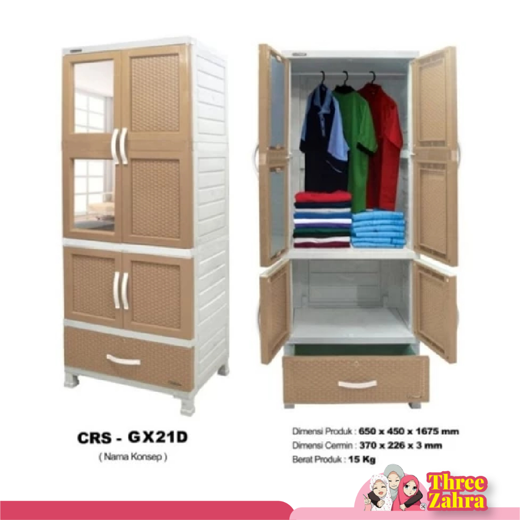 LEMARI PLASTIK GANTUNGAN NAPOLLY