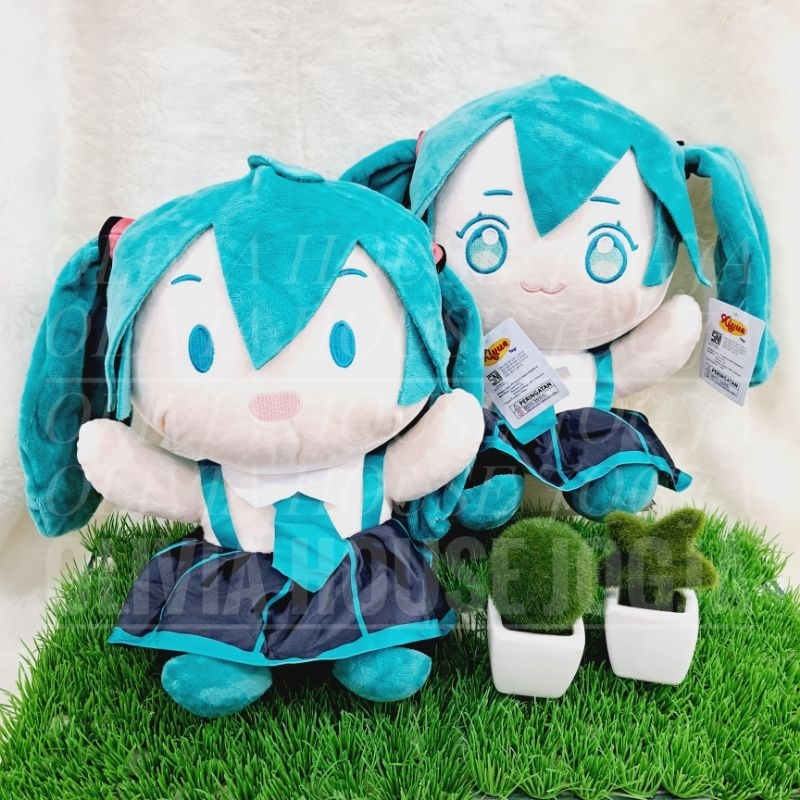 Boneka Hatsune Miku Kostum 11" Boneka Hatsune Miku 11" Boneka Hatsune Miku 11" Mata Bordir