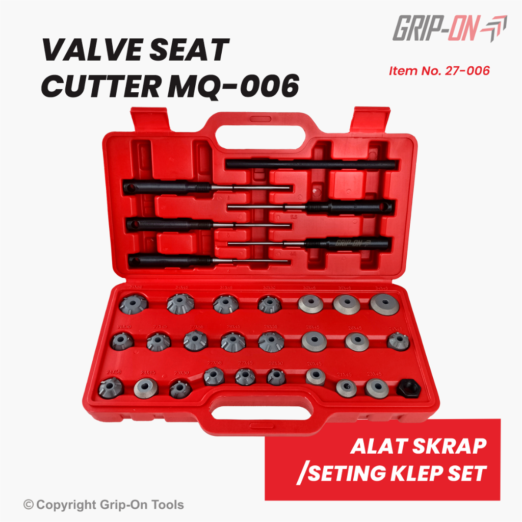 Grip-On Valve Seat Cutter Mq-006 Pemotong Rumah Klep Pembersih Rumah Klep