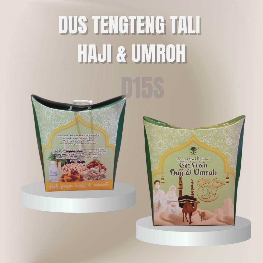 

1 pack dus tali teng teng untuk oleh oleh haji dan umroh