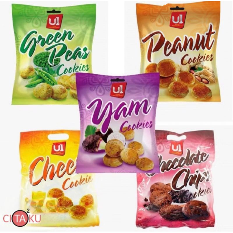 

U1 Yam Cookies | Peanut Cookies | Green Peas Cookies 300gr