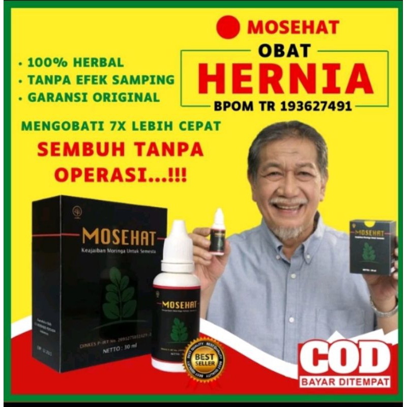 OBAT HERNIA Paling Ampuh Original Obat Turun Berok Pria Dan Wanita MOSEHAT ORIGINAL 30ml