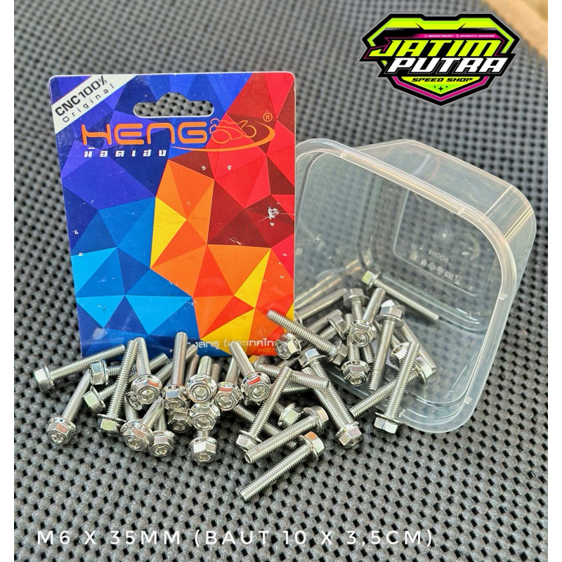 Baut Probolt 2key M6 x 35mm ( Baut kunci 10 x 3.5 cm ) PROBOLT HENG THAILAND ORIGINAL