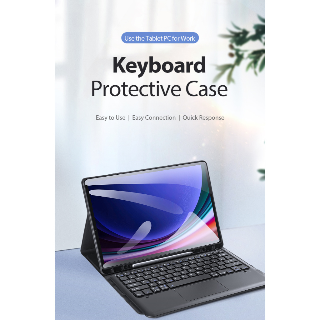 DUX DUCIS KEYBOARD CASE ORIGINAL FOR SAMSUNG TAB S10 PLUS / TAB S10 ULTRA / TAB  S9 FE PLUS / TAB S9