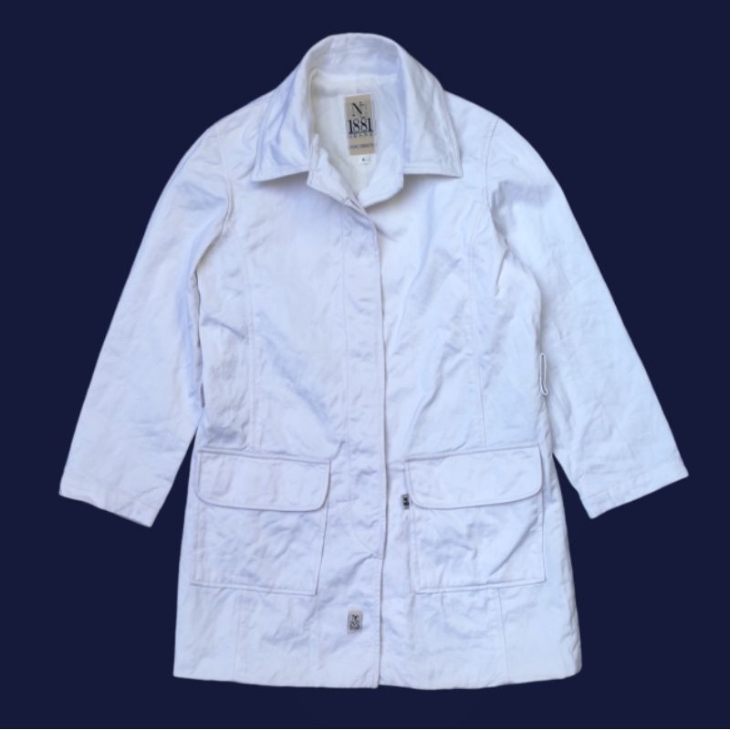 Nino Cerruti Jeans Single Breasted Coat Jacket