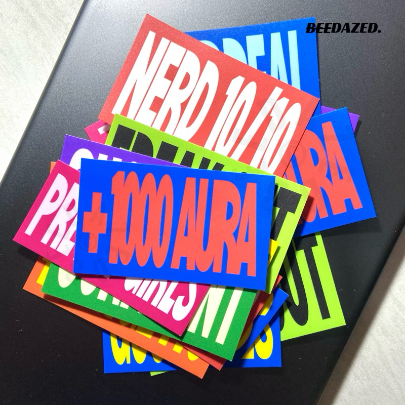 

[BUY 3 PCS] STICKER BIG MOOD WATERPROOF BEEDAZED