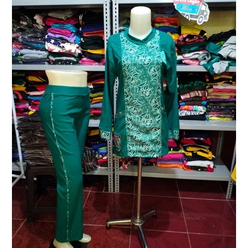 Diskon terima jahit seragam senam PKK baju batik PKK senam pkk seragam pkk muslimah grup pkk olahrag