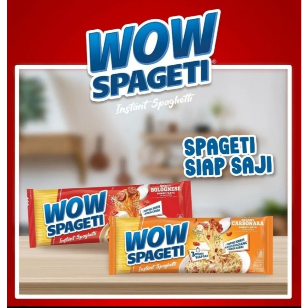 

WOW Spageti Creamy Instan 3menit (2pcs)