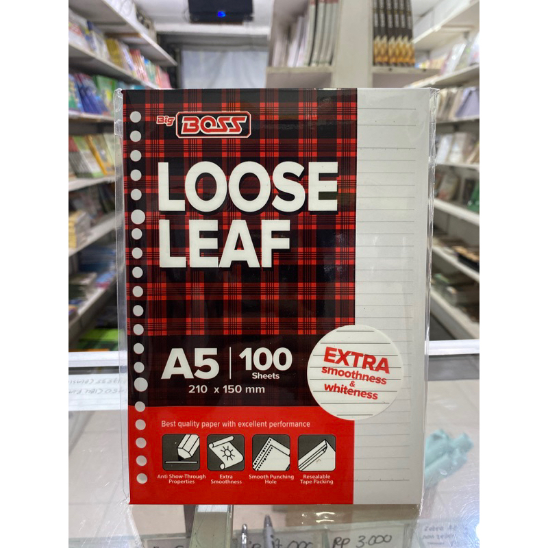 

ISI BINDER A5 LOOSE LEAF BIG BOSS