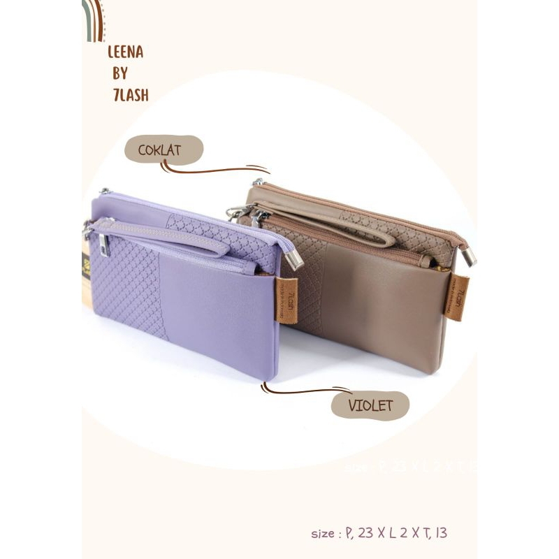 Terbaru Dompet Panjang Leena by 7LASH Dompet Waterproof