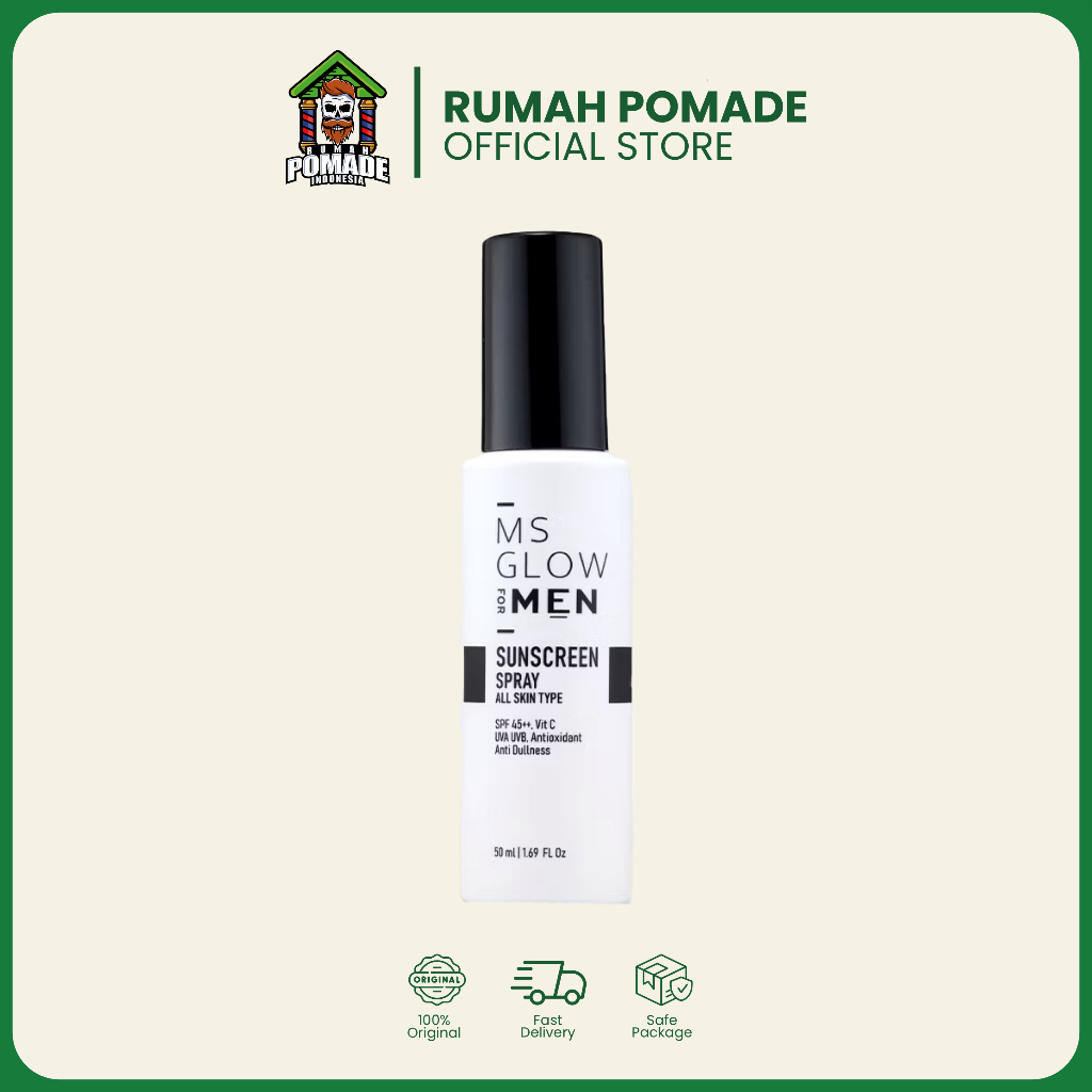 SUNSCREEN - MS GLOW MEN Sunscreen Spray Pria Ms Glow Agen Resmi Asli