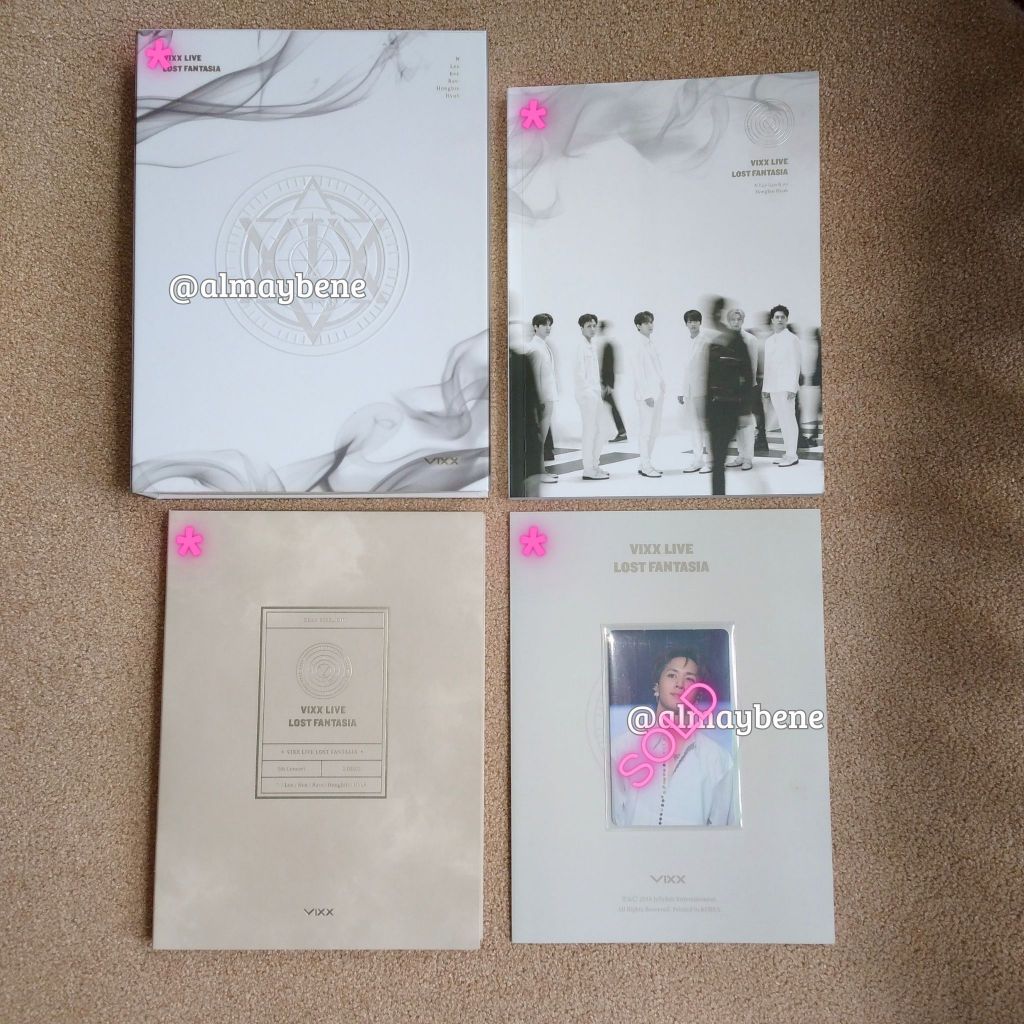 [READY] VIXX DVD LIVE LOST FANTASIA | PHOTOBOOK POSTER CD