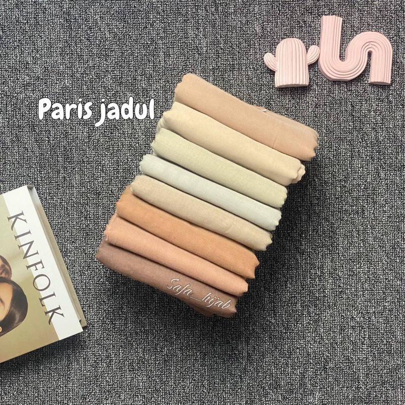 Hijab Segiempat Paris Jadul Polos Premium | Paris Jadul Daily Premium Tegak Anti Letoy | PARIS JADUL
