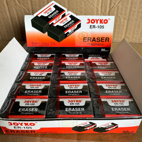 

(1 BOX / 30 PCS) Eraser Penghapus Joyko ER-105