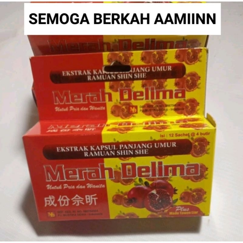 PAKET 10BOX RAMUAN SHIN SHE MERAH DELIMA OBAT HERBAL ASAM URAT ORIGINAL