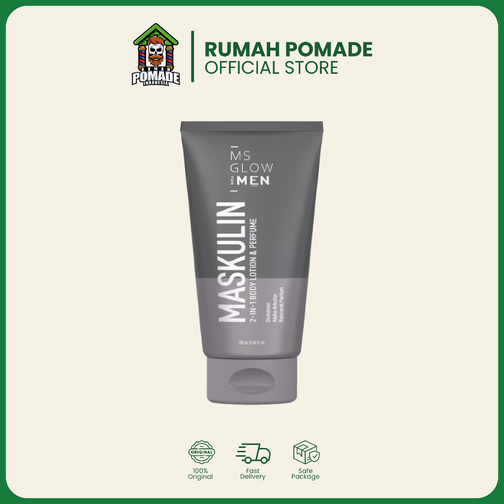 MASKULIN - MS GLOW MEN Body Lotion & Perfume Ms Glow Agen Resmi Asli