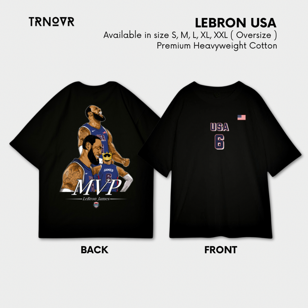 TRNOVR Kaos Oversize | Lebron USA | USA Olympic