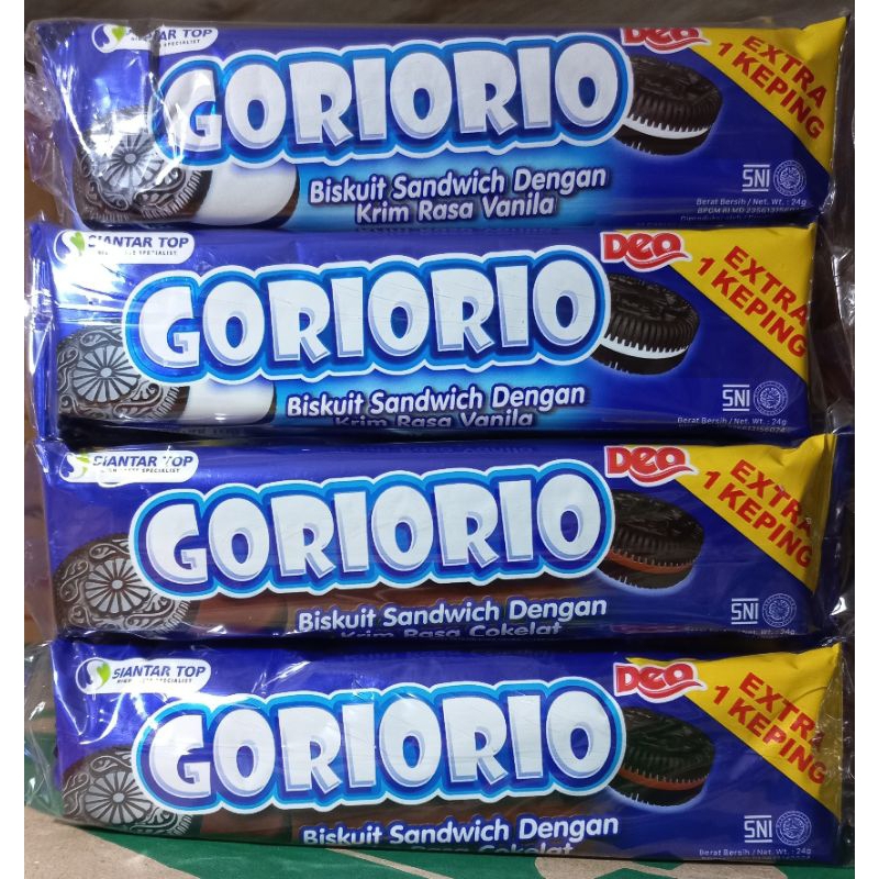 

Goriorio Extra 1 Keping All Varian Rasa 1 Pack Isi 10 Bungkus @24g