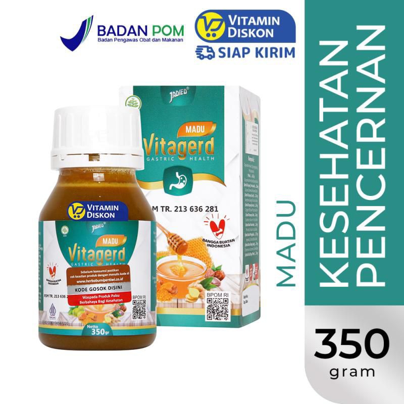 

Vitagerd madu herbal berat bersih 350g non duss