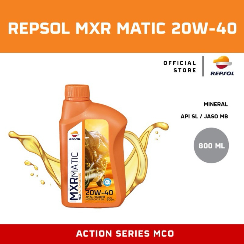 OLI MESIN REPSOL MXR MATIC 20W-40 0,8L REPSOL OIL