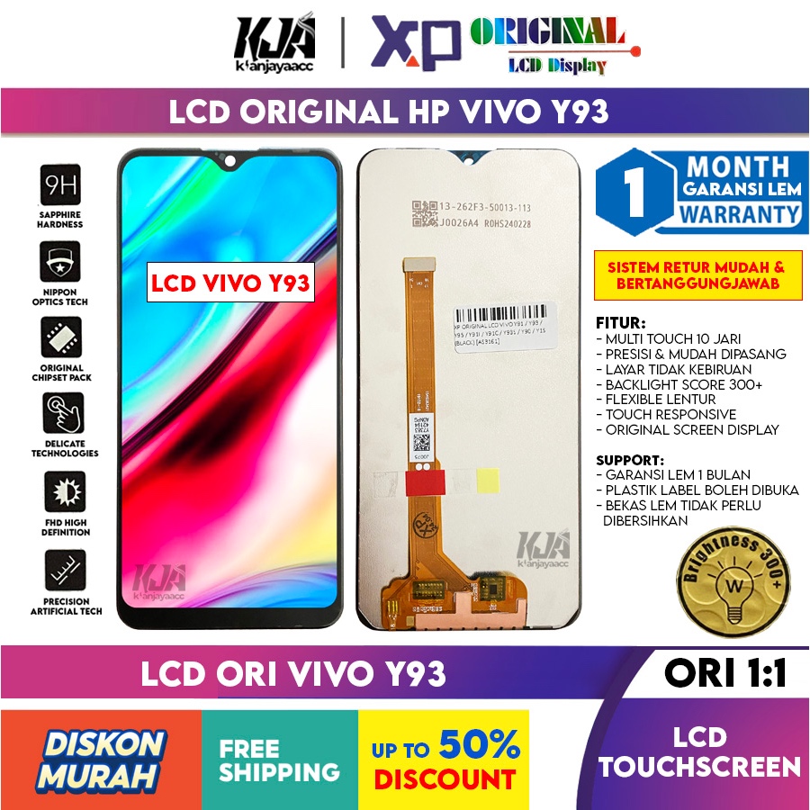 LCD Touchscreen Vivo Y93 / 1814, 1815, V1818A, V1818T Fullset Original