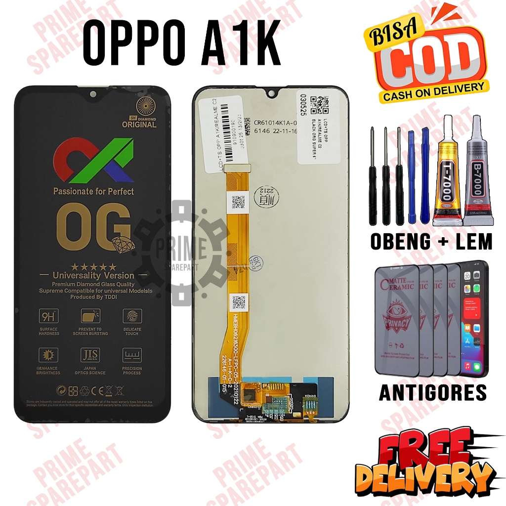 Lcd OPPO A1K Original OEM Lcd Touchscreen OPPO A1K Fullset