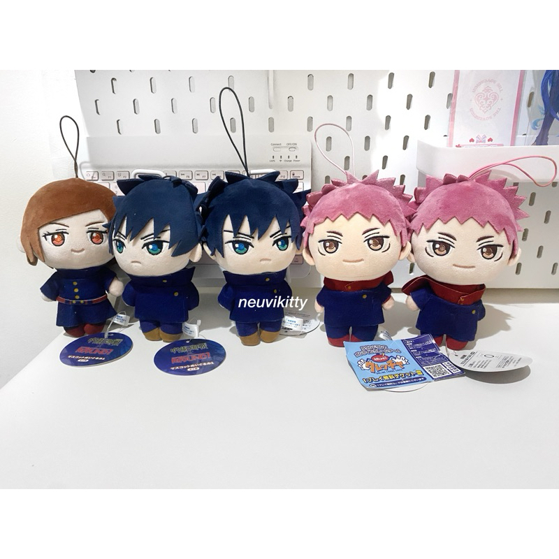 [OFFICIAL MERCH JJK] Round1 Limited Plush Mascot - Gojo Yuuji Megumi Nobara