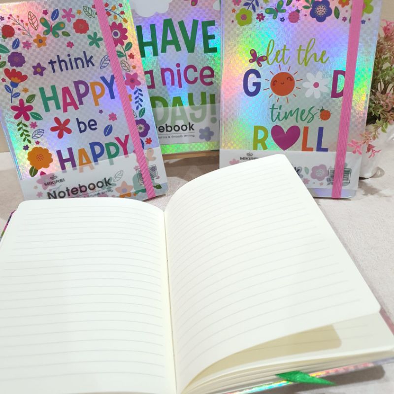 

Buku A5 Diary Metallic Motivation Quate Diary Hologram Mikirei Buku Catatan Buku Jurnal Aesthetic