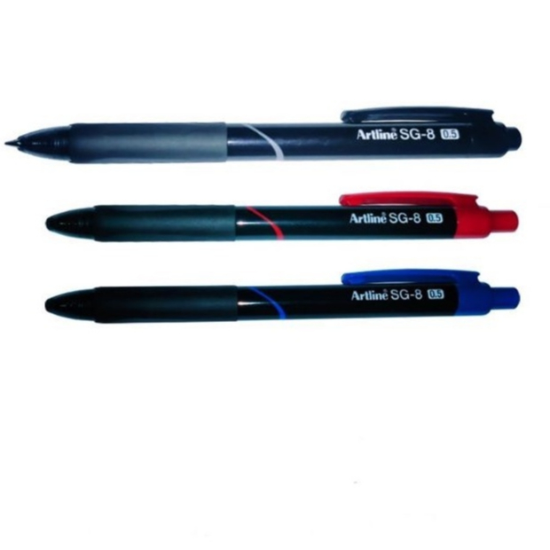 

ARTLINE Ballpoint Pen Pulpen 0.5 mm EGB-SG 8850 BLACK HITAM TIDAK L;ANCIP PENCET