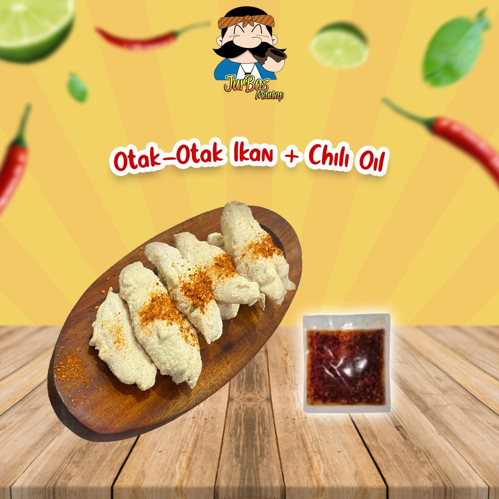 

[1 Pack] Otak-Otak Ikan + Chili Oil by Juragan Basreng