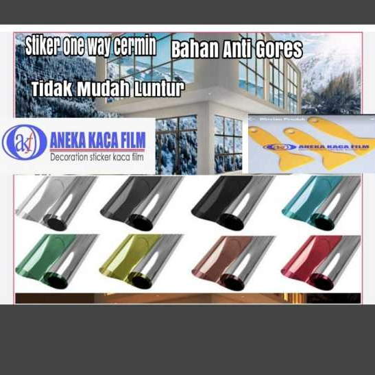 stiker kaca film one way cermin warna// kaca film one way cendela pintu,kaca film one way cermin//st