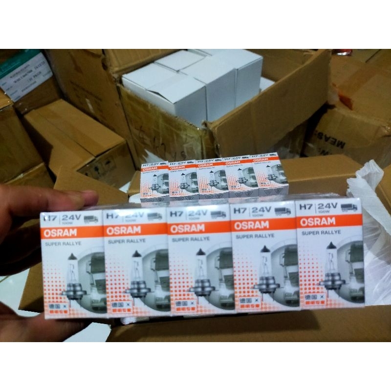 Osram lampu hologen 100w H7-24v