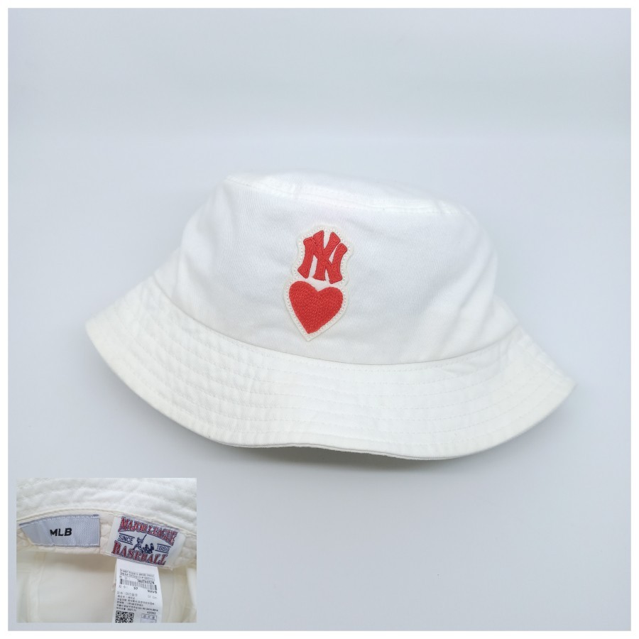 Topi NY Yankees Bucket Hat MLB  Second Original 126