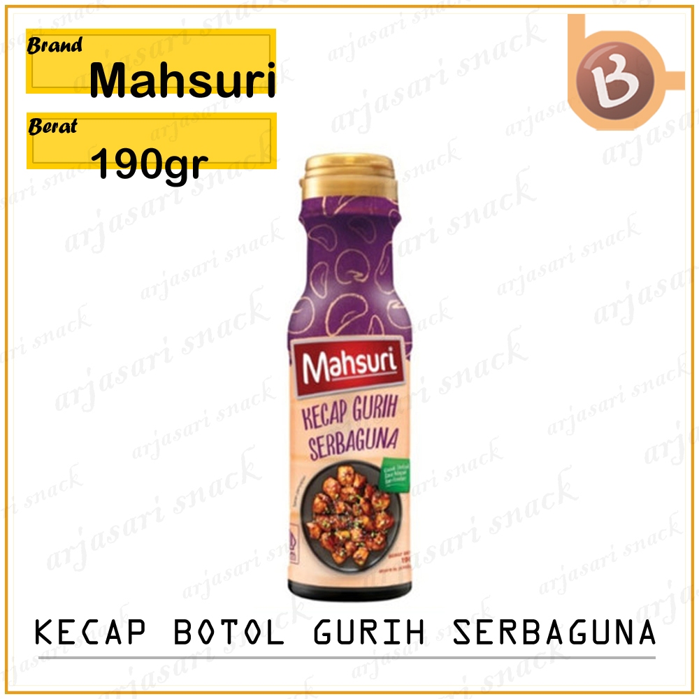

Kecap Gurih Serbaguna Mahsuri 190gr