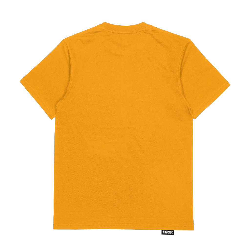 Troy Company Tshirt Yellow Mustard Busy Pizza - Kaos Lengan Pendek Kaos Kuning Mustard MTD 2737