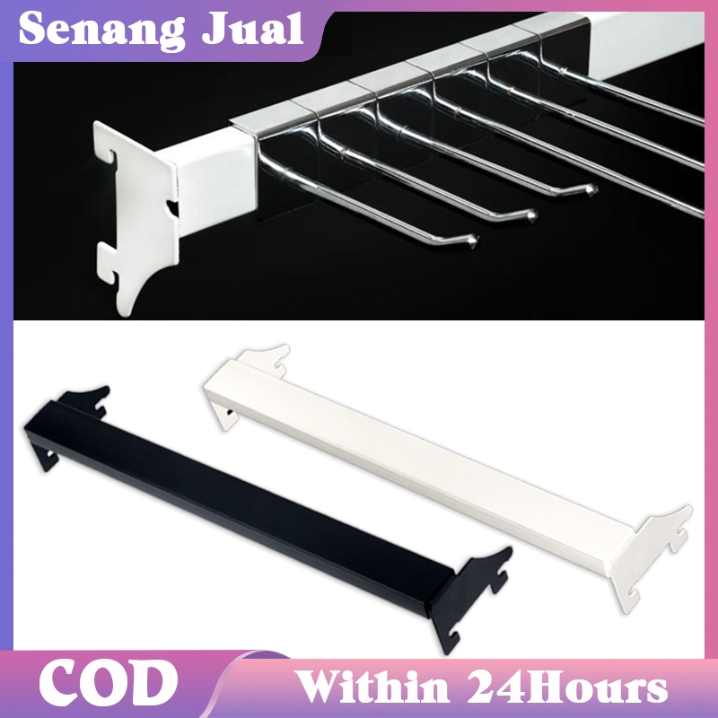 Tiang Rak Minimarket Adjustable Rak Gondola Serbaguna Aksesoris Rak Gunakan Dengan Kait